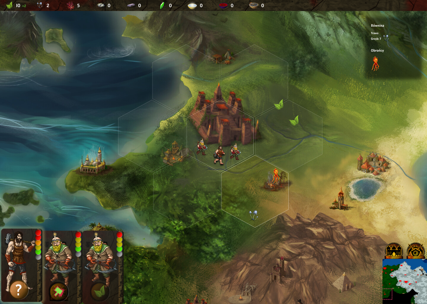 Golden City – rozplanowanie UI